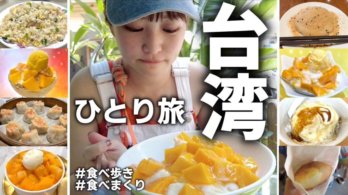 台湾vlog|ひとり旅 爆食ツアー!