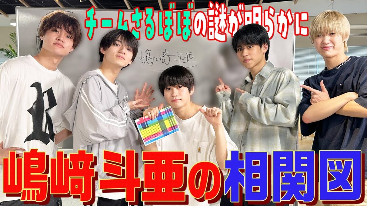 Lil かんさい【嶋﨑斗亜の相関図】憧れは重岡くんと二宮くん✨
