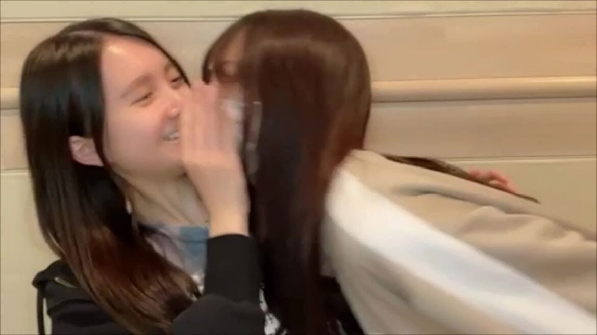 【水島美結】 配信中に橋本陽菜が乱入してキスされそうになるw 【AKB48】