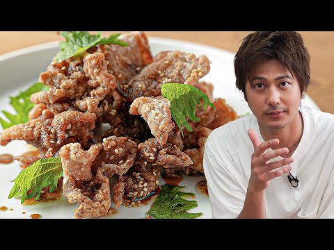 【最強唐揚げ!】実はコレ、、豚こま肉で作るカリッカリ唐揚げなんです!鶏肉とは違う旨さがある!