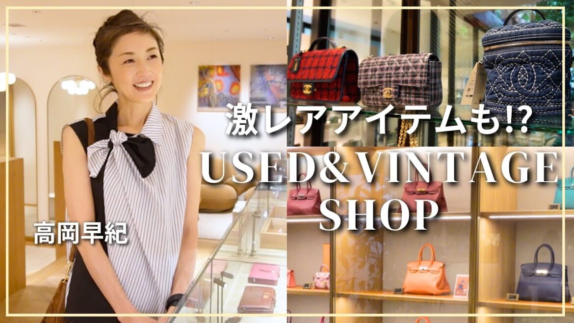 入手困難なエルメスのバーキン勢揃い!?高岡早紀、初めてのユーズド・ヴィンテージショップへ👜!