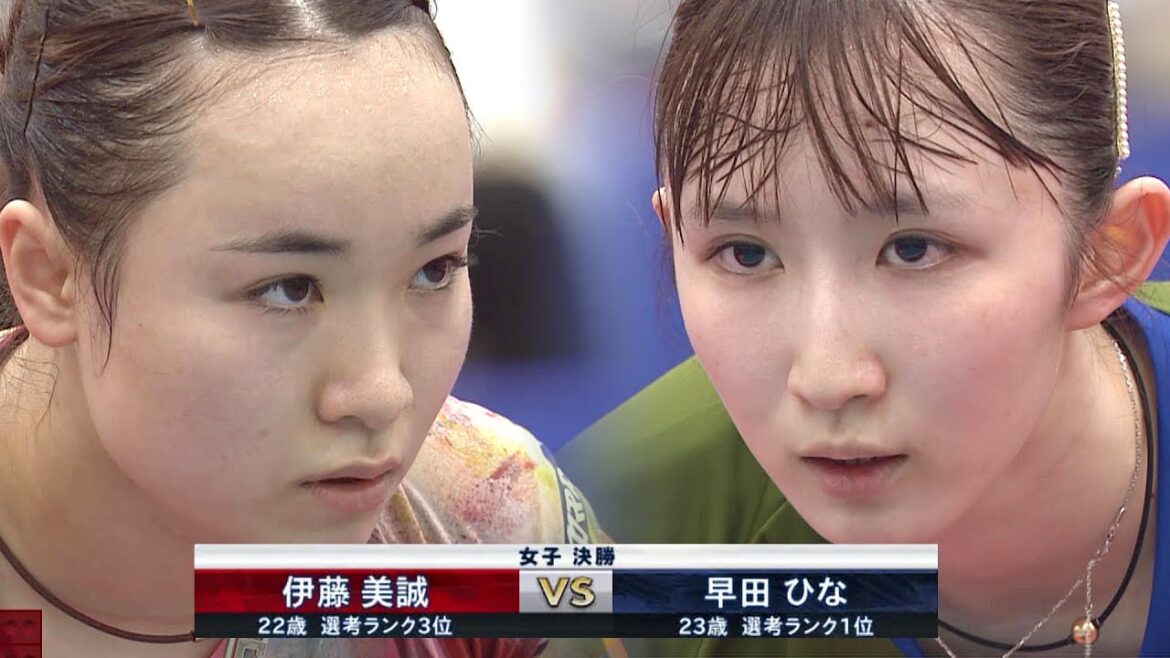 【日本語実況解説】伊藤美誠 vs 早田ひな 最強黄金世代 “みまひな対決”|第5回パリ五輪日本代表選考会 女子決勝