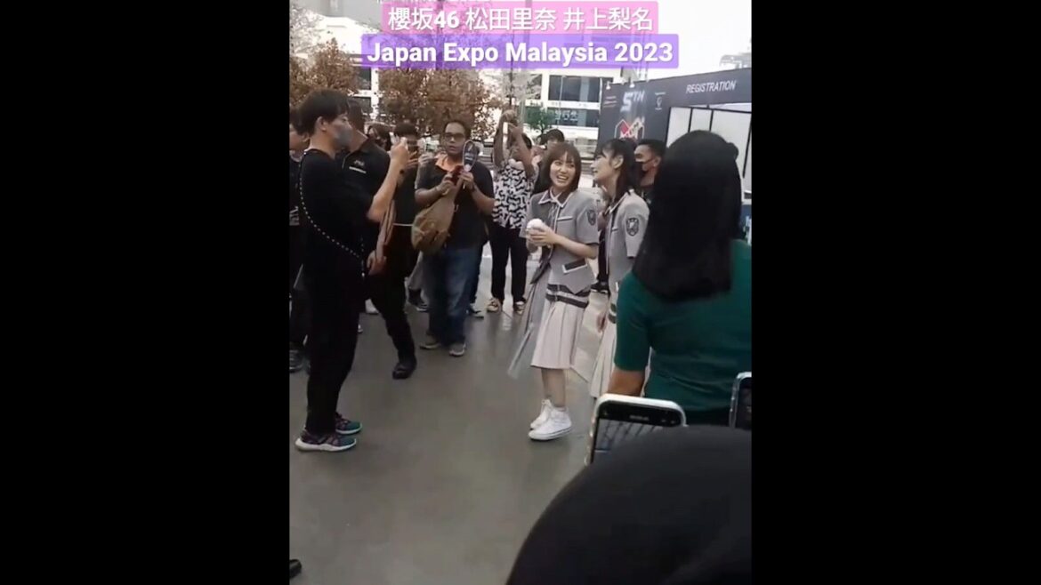 櫻坂46 Japan Expo Malaysia 2023 松田里奈 井上梨名 ふたりな