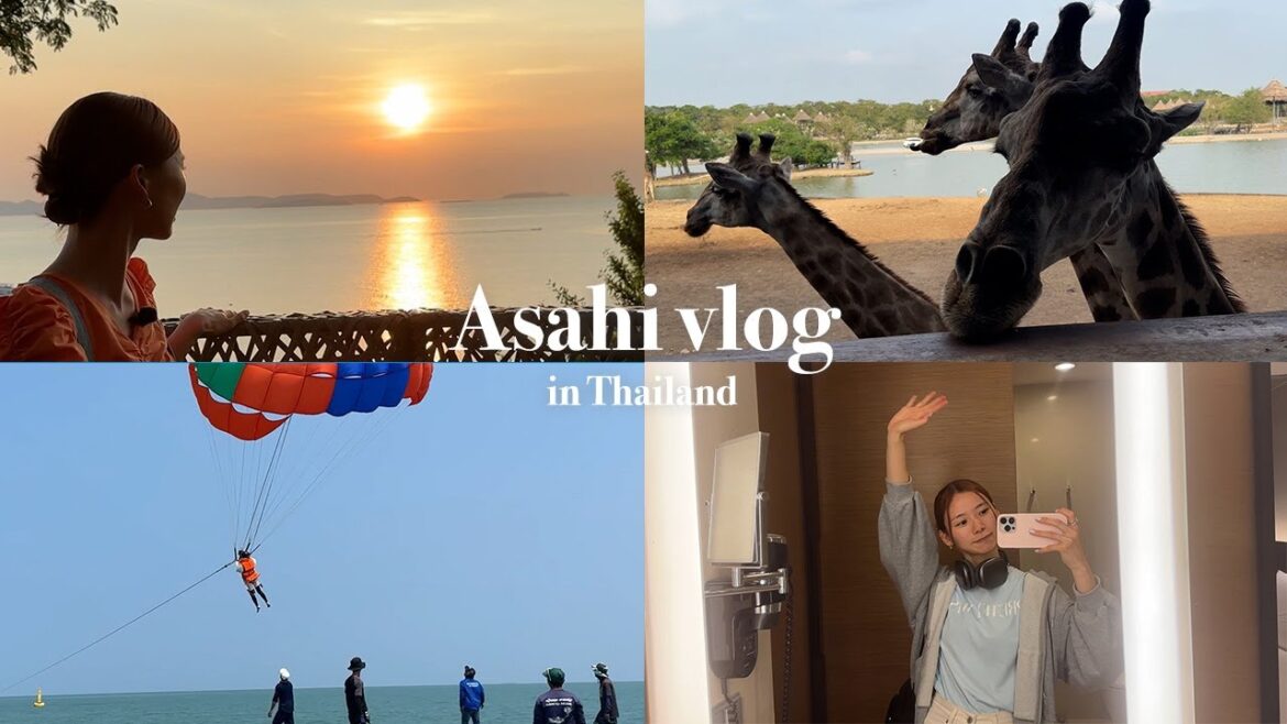 【vlog】タイでロケしてきました🇹🇭パラセーリングにも初挑戦✨
