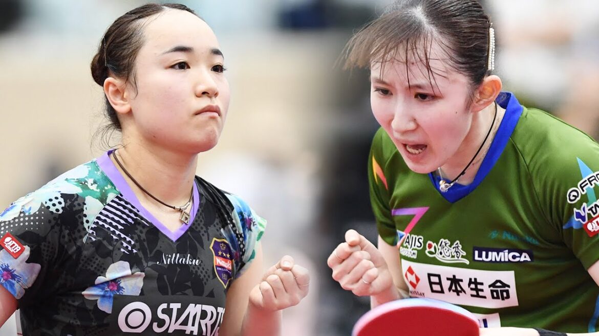 【女子決勝】伊藤美誠 vs 早田ひな 上カメver.|第5回パリ五輪日本代表選考会