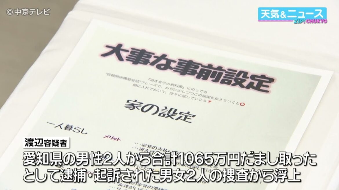 【詐欺幇助の疑い】恋愛感情を利用し現金をだまし取るマニュアルを販売するなどし、詐欺を手助けした疑いで25歳の女逮捕