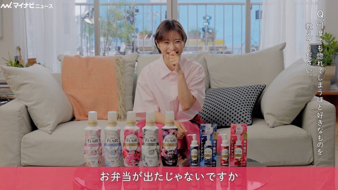 石原さとみ、撮影時のお弁当が好物すぎてテンションが上がってしまう 「ハミング フレア フレグランス」新CM&メイキングインタビュー