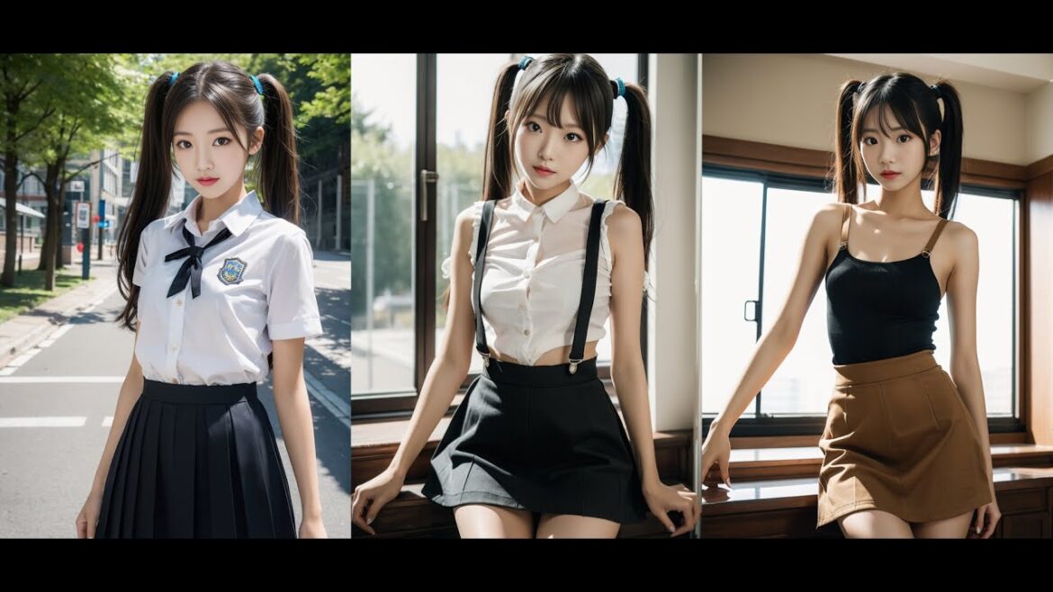 AI美女7 – №13「おさげ女子♡ツインテール+JK+女子高生」SP