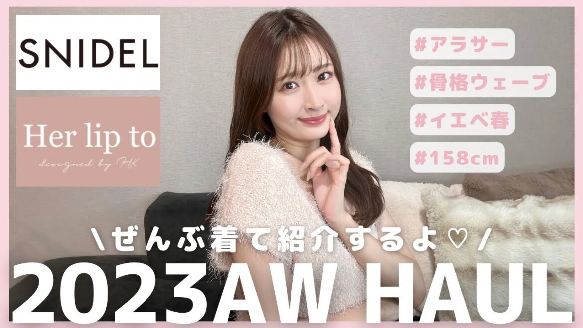 【SNIDEL/Herlipto】本当に買ってよかったものだけ紹介するよ♥【春服秋服購入品】