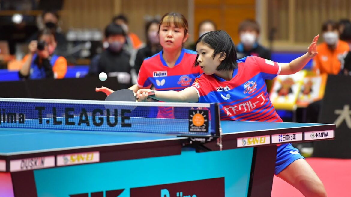 鈴木李茄 南波侑里香 vs 梅村優香 櫻井花 トップおとめピンポンズ名古屋 vs 木下アビエル神奈川 Tライバル対決ふりかえり 2022年12月03日 感謝と挑戦のTYK体育館 【卓球 Tリーグ公式】