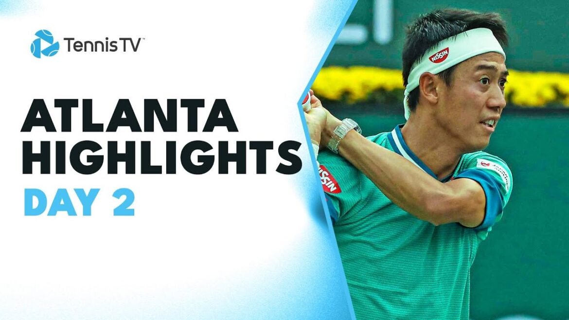 Kei Nishikori Is Back; Eubanks, Shelton Feature | Atlanta 2023 Day 2 Highlights