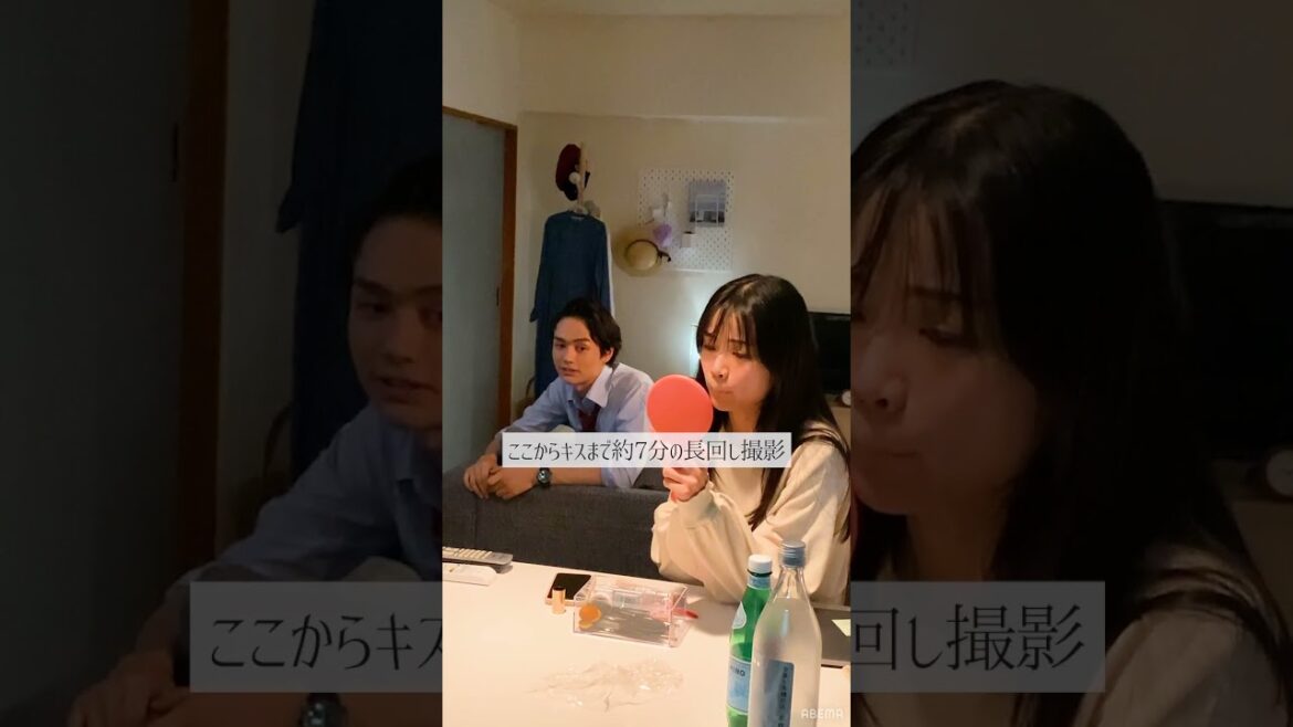 【キスシーン裏側】7分の長回し撮影!NGなしで撮りきれる…? 本番はコメント欄をチェック▶︎ #ドラ恋 #shorts
