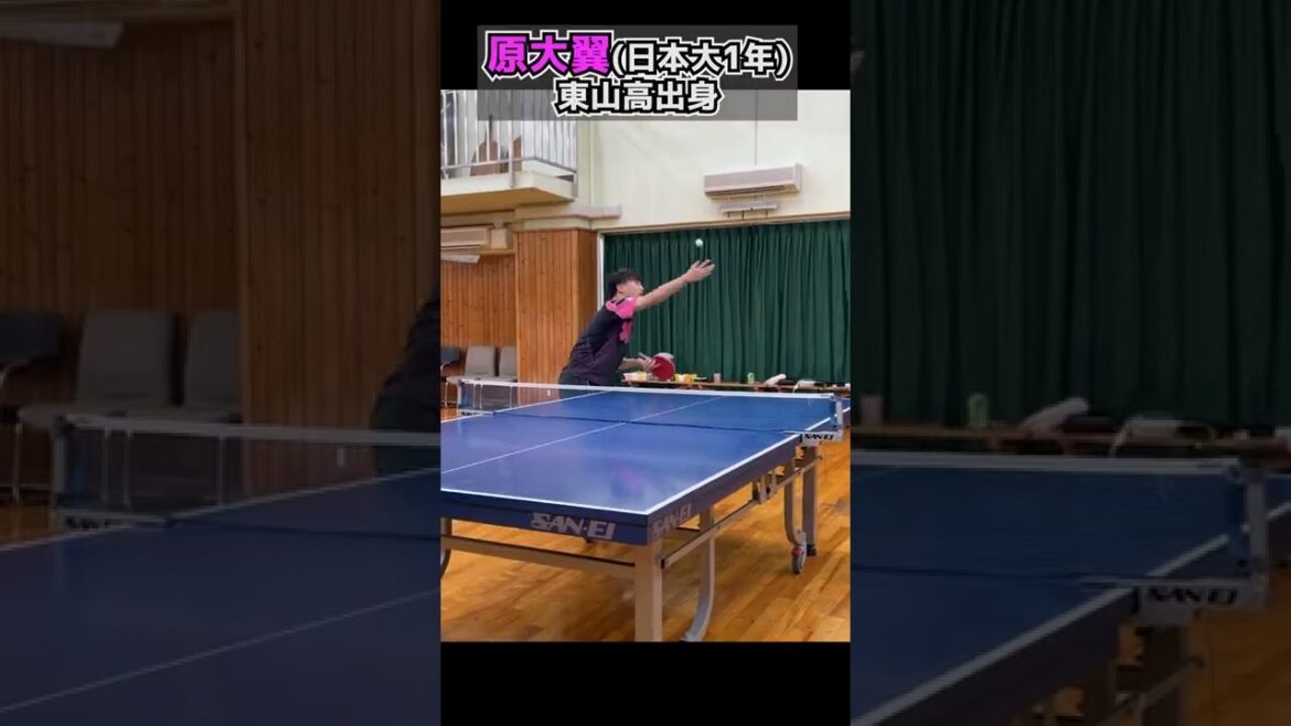 【層厚すぎ】秋リーグ優勝候補・日本大学男子卓球部に潜入! #shorts