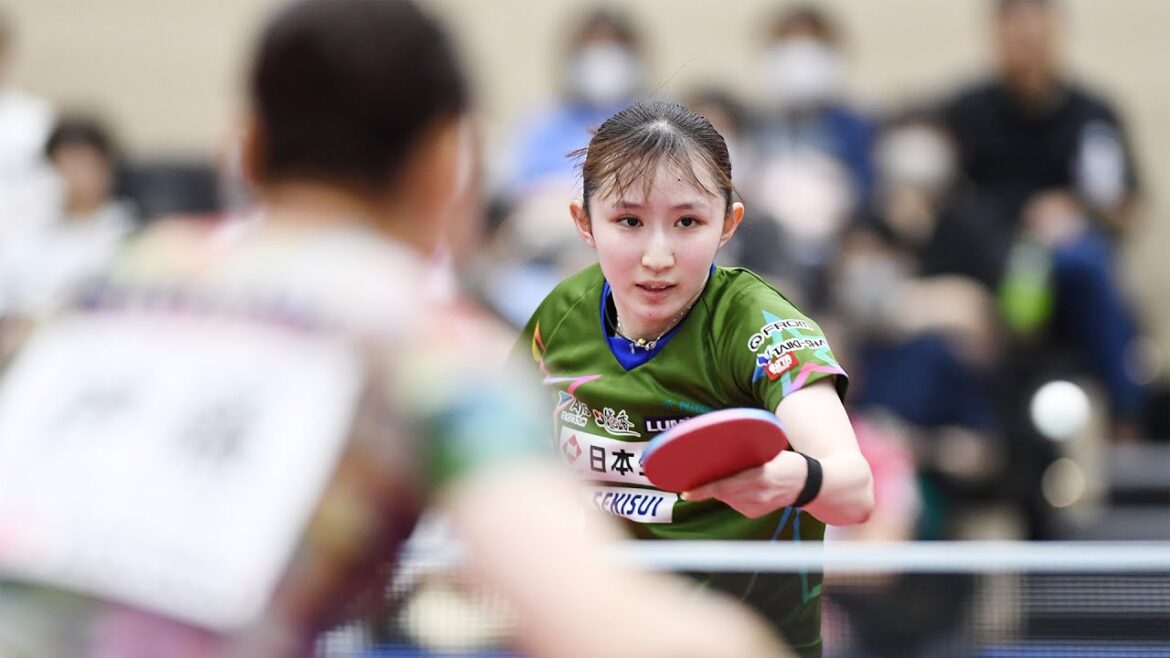 【女子決勝】早田ひな vs 伊藤美誠 下カメver.|第5回パリ五輪日本代表選考会