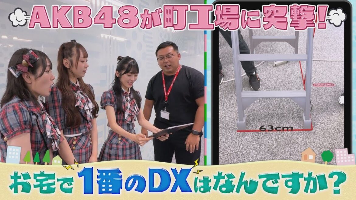 AKB48が町工場に突撃!お宅で1番のDXはなんですか?(2023年9月3日)
