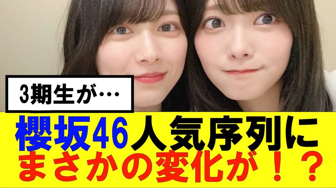【櫻坂46】人気序列にまさかの変化が…!?#櫻坂46 #そこ曲がったら櫻坂 #承認欲求 #森田ひかる #山﨑天 #藤吉夏鈴 #sakurazaka46 #土生瑞穂 #欅坂46