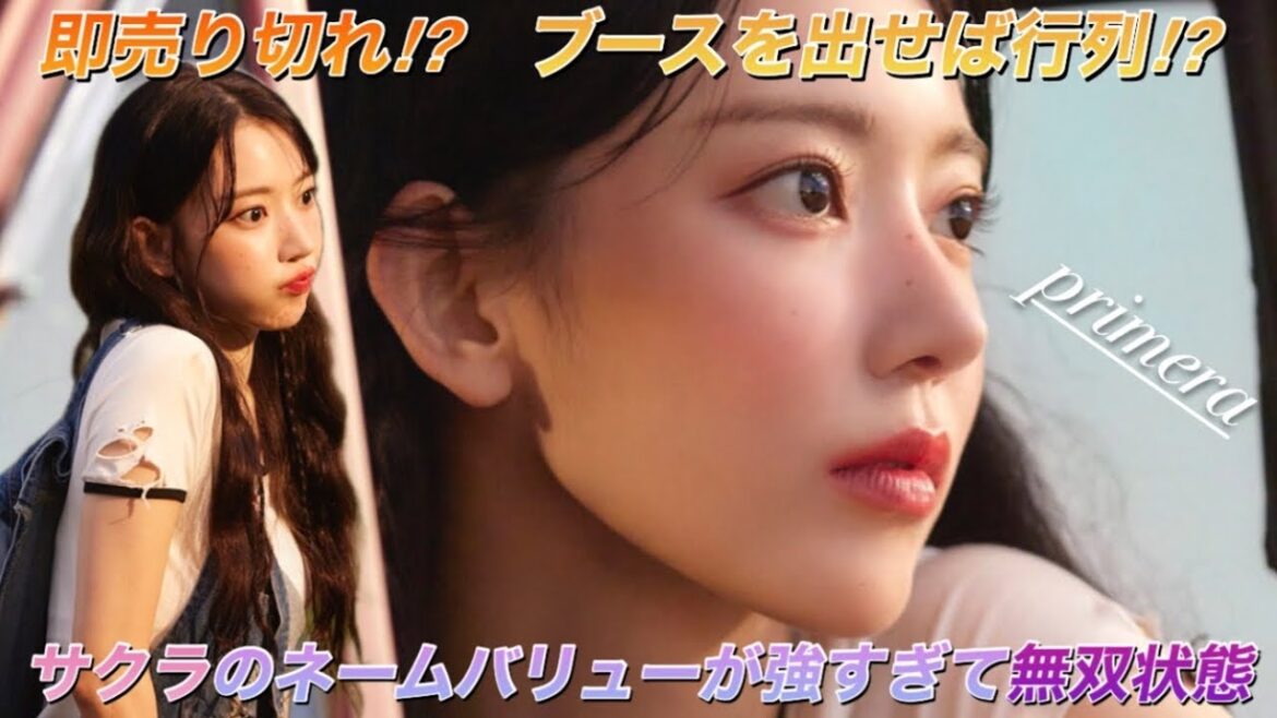 【LE SSERAFIM】ルセラフィムの宮脇咲良がグローバルアンバサダーを務めるプリメラが売れまくってる件【primera】
