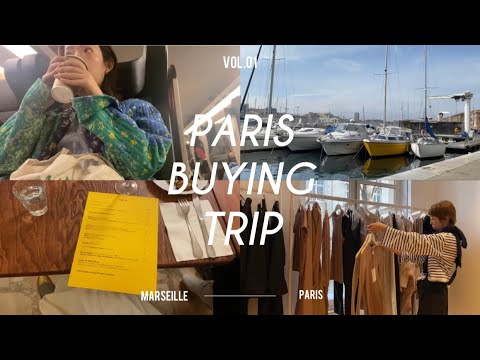【Vlog 1】Paris buying trip🇫🇷 買い付け/食べたもの🍽/初めての南仏 etc…
