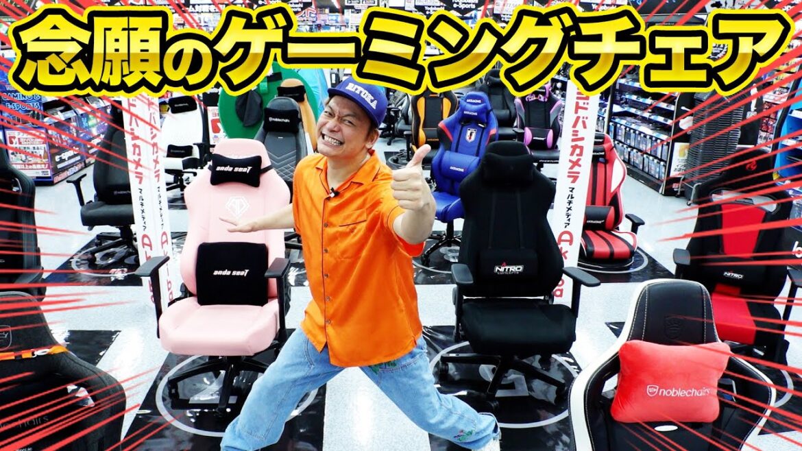 待望のゲーミングチェア購入!!リトカ名人、ついに外の世界へ!【香取慎吾】