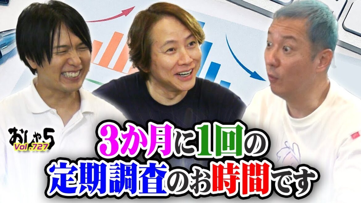 小野坂昌也・置鮎龍太郎・神谷浩史。3か月に1回の定期調査のお時間です