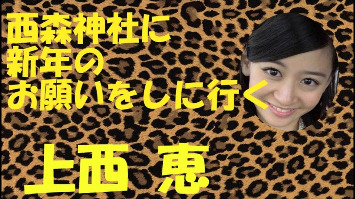 西森神社にお願いをしに行く上西恵【NMB48】【美乳】【へそ】