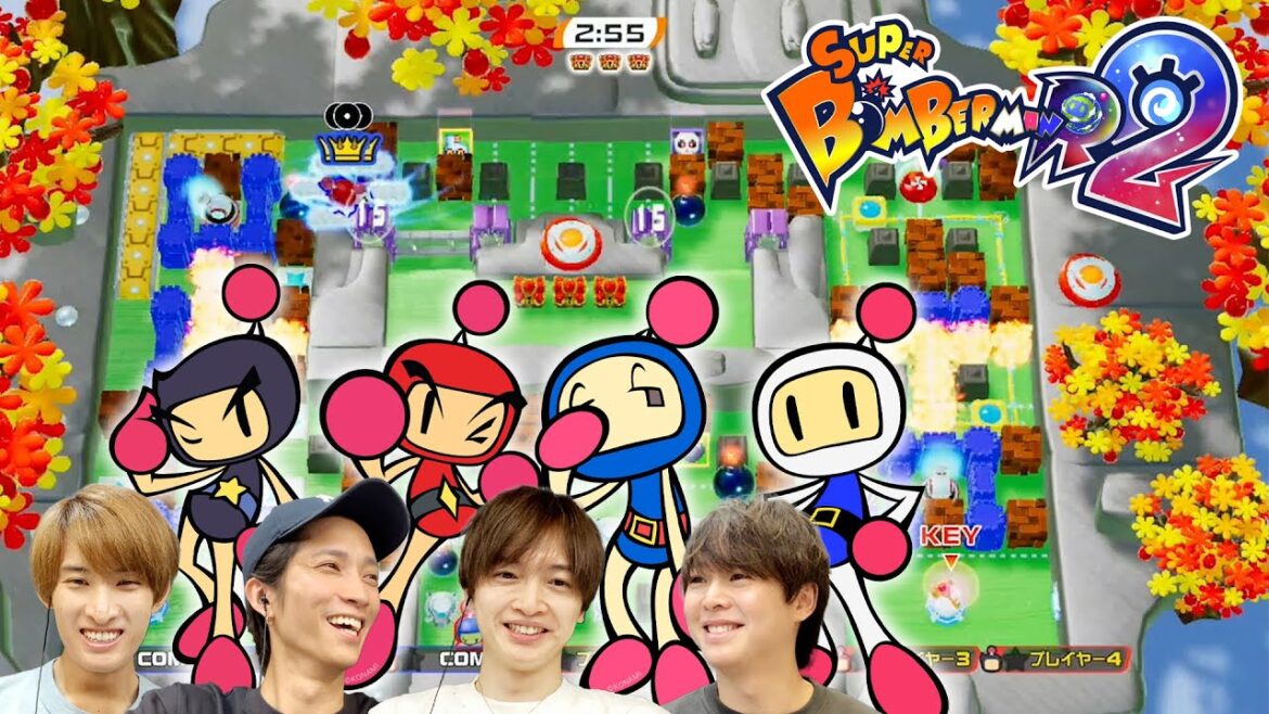 カギと宝箱をめぐる攻防戦!!新バトル形式『キャッスル』でも大騒ぎ!【スーパーボンバーマン R 2】
