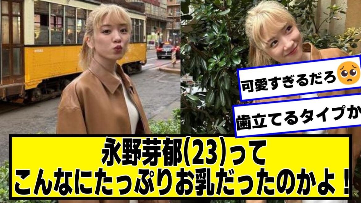 永野芽郁(23)ってこんなにたっぷりだったのかよ!【2chネットの反応】