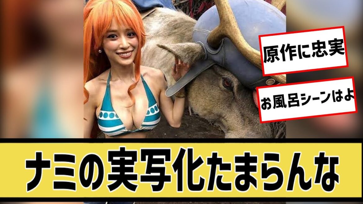 【泉里香】ナミさんの実写化が最高すぎるに対するネット民の反応#5ch#2ch#なんj#グラビア