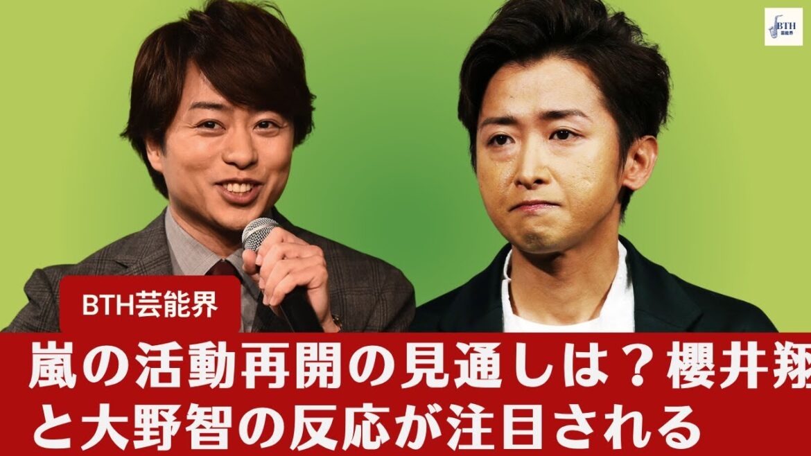 【櫻井翔、大野智】櫻井翔、嵐の復活に関する発言に注目:大野智の不満?【BTH芸能界】