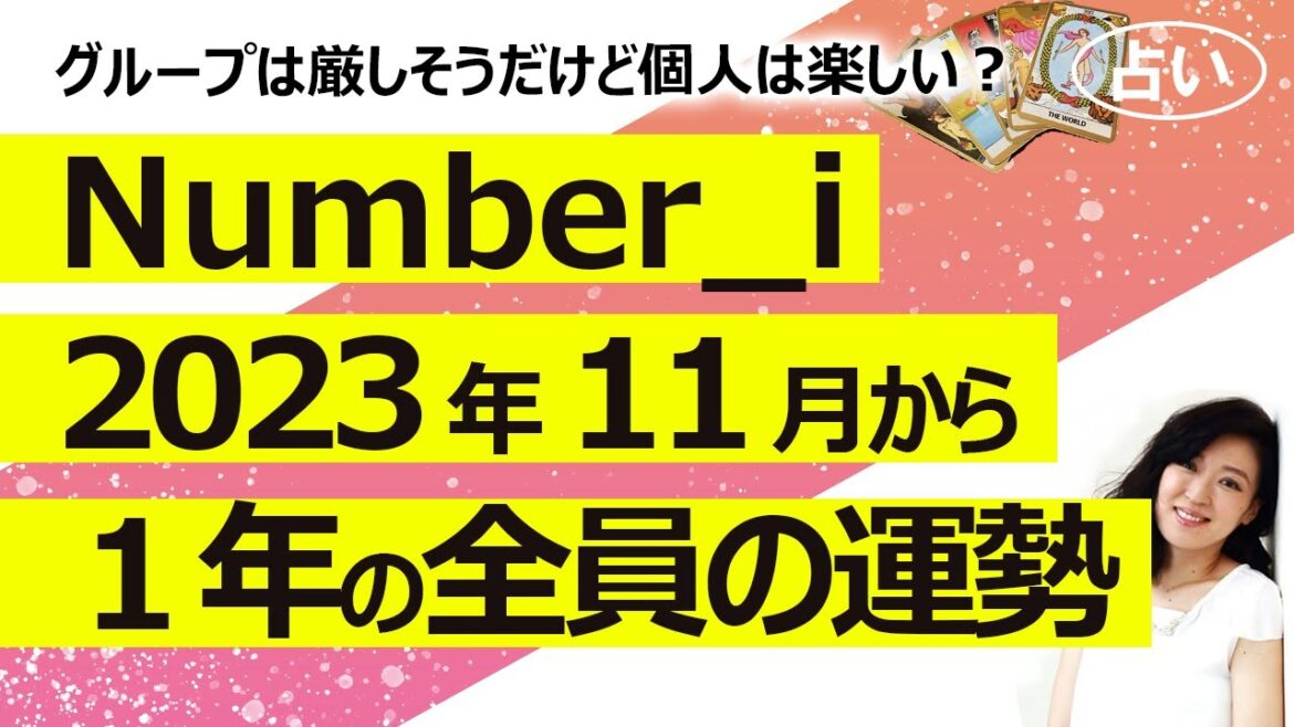 【占い】Number_i(ナンバーアイ)のグループとメンバー 平野紫耀さん、神宮寺勇太さん、岸優太さんの2023年11月から1年間の運勢(2023/10/31撮影)