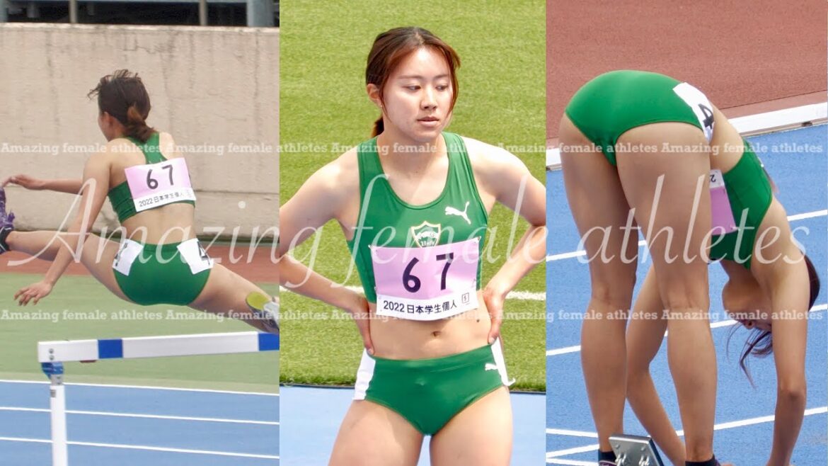【4K】陸上女子|青木 穂花さん 青山学院大 驚異的なスキルとスピード|女子400mH|2022日本学生個人選手権|Women’s Athletics in Japan