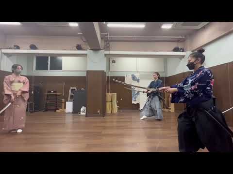 殺陣稽古Vlog 2022年11月30日(水曜日) Female Samurai Sword Practice #着流し #殺陣 #練習 #女優 #俳優