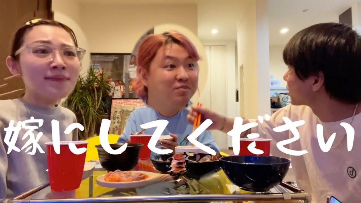 正月から男に胃袋掴まれる女2人