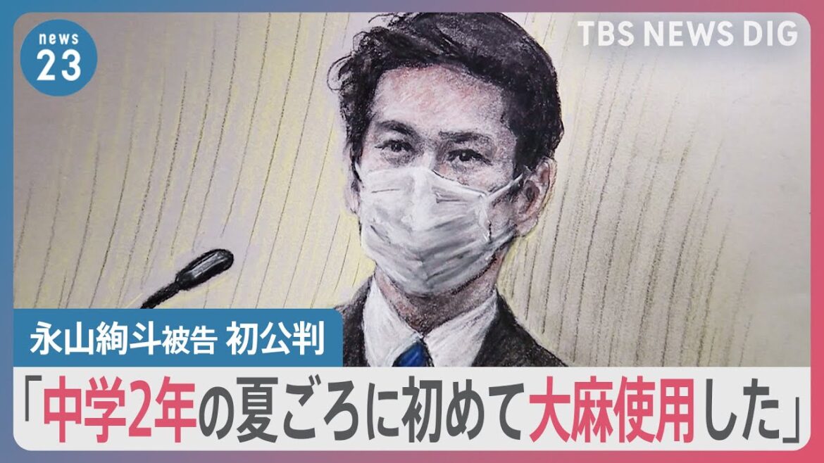 “中学2年の夏ごろに初めて大麻使用した”俳優・永山絢斗被告の初公判 15年近く継続的に使用か 10代の大麻検挙数急増のワケは?【news23】|TBS NEWS DIG