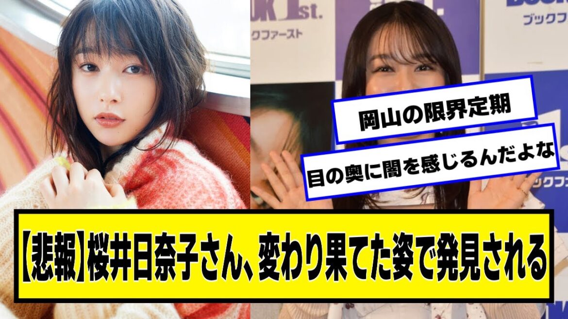 【岡山の奇跡】桜井日奈子さん、変わり果てた姿で発見される【ネットの反応】
