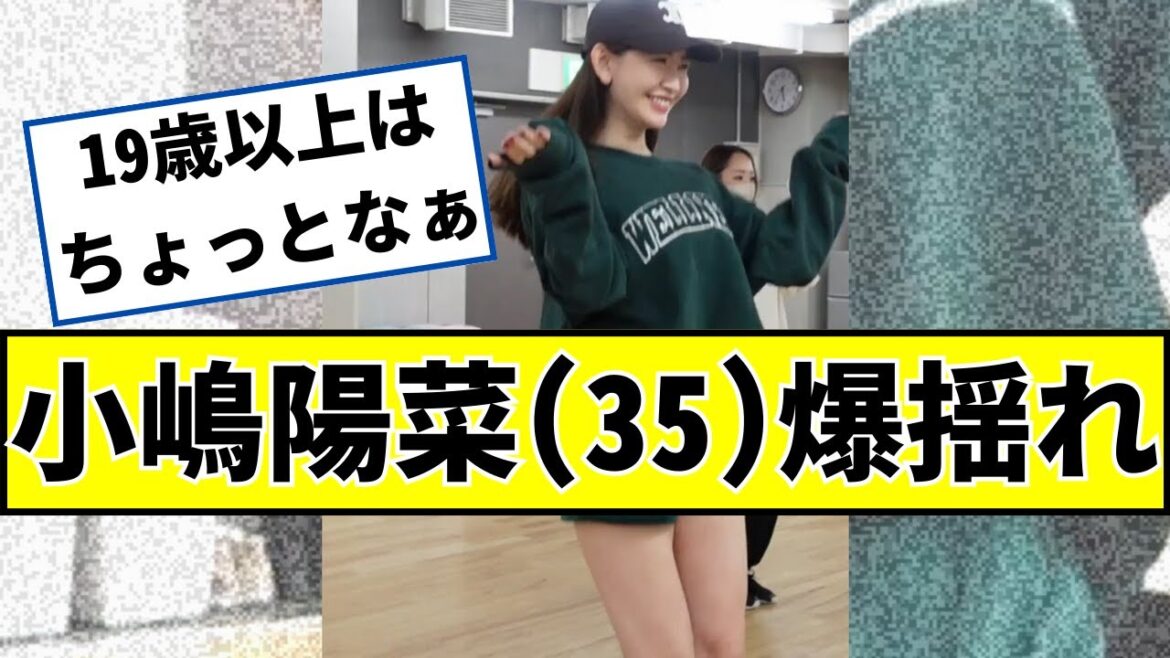 小嶋陽菜(35)ダンスでバインバインさせるww【2ch5chなんjネットの反応】