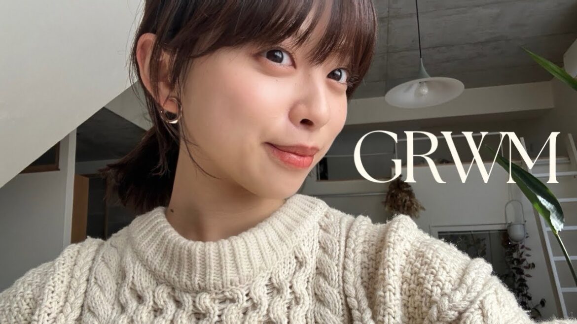 【GRWM】お出かけ前準備/ちょっと肌荒れしてる日/秋冬の一軍コスメ/ness.ETVOS.NARS…etc.【毎日メイク】