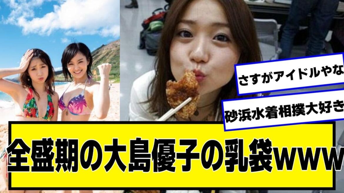 全盛期のAKB48大島優子可愛すぎる【ネットの反応】#美女bra #大島優子