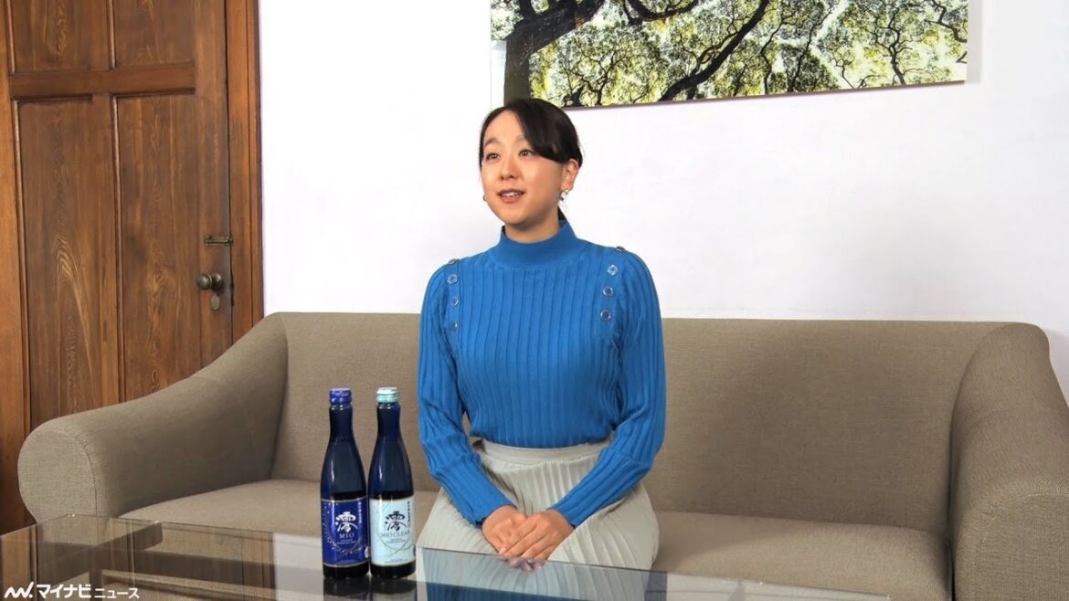 浅田真央、今後のアイスショーに対する想い語る スパークリング日本酒「澪」新CMメイキング映像公開