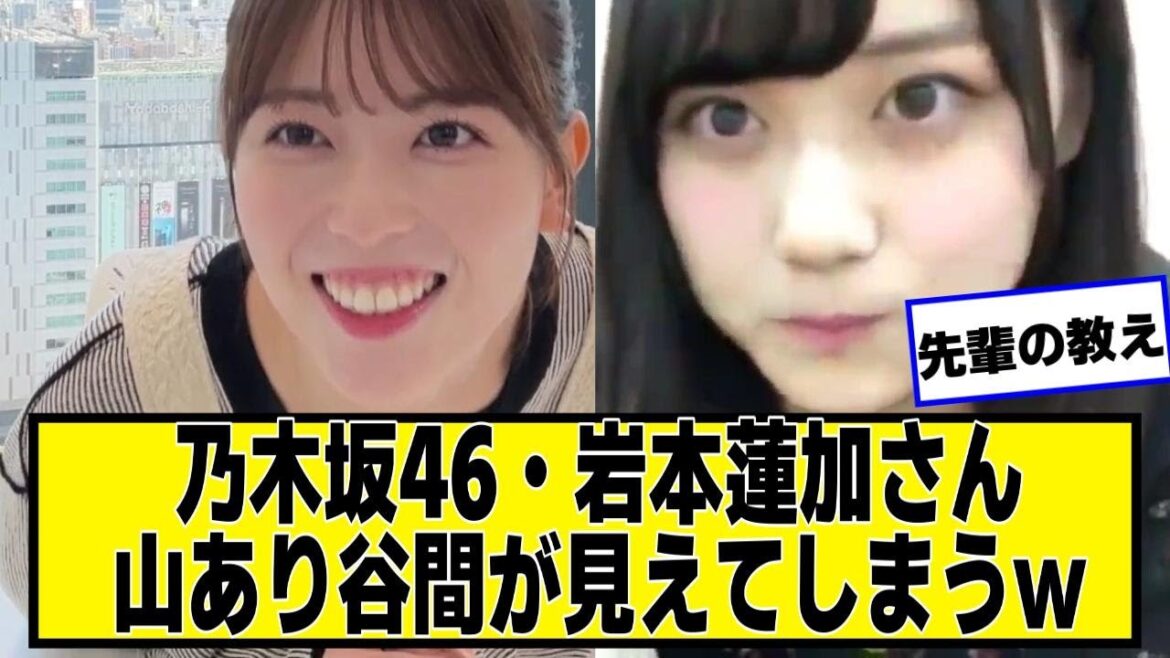 乃木坂46・岩本蓮加さん山あり谷あり【ネットの反応】#美女bra #乃木坂46 #岩本蓮加