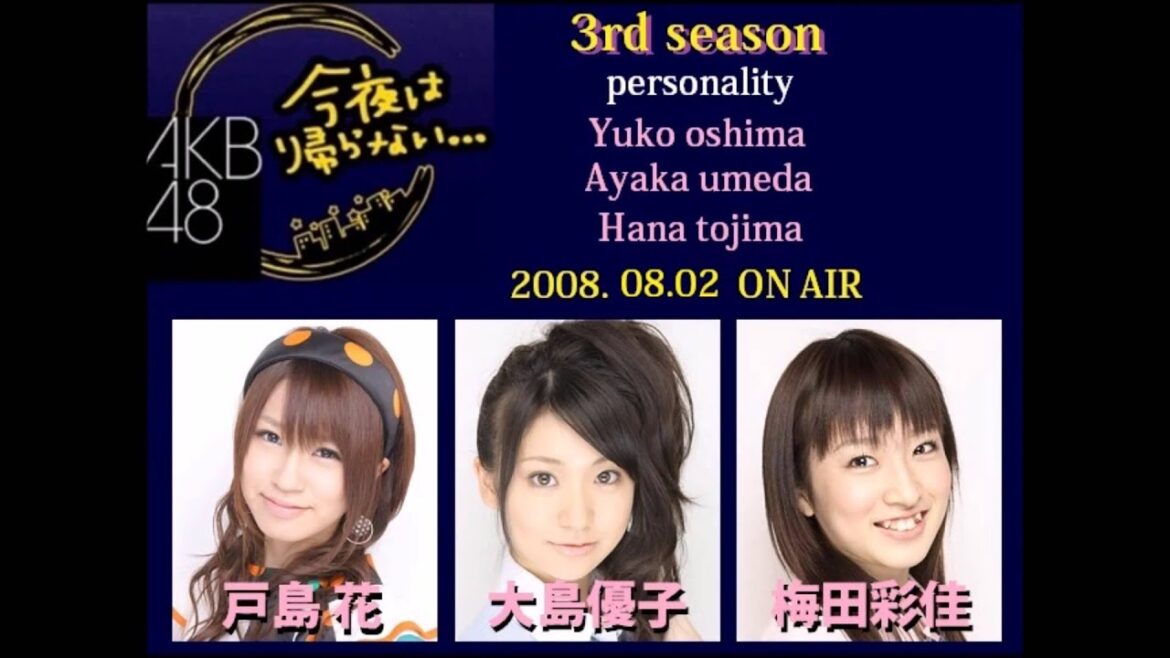 AKB48「今夜は帰らないseason3」#18 大島・梅田・戸島 2008.08.02_02