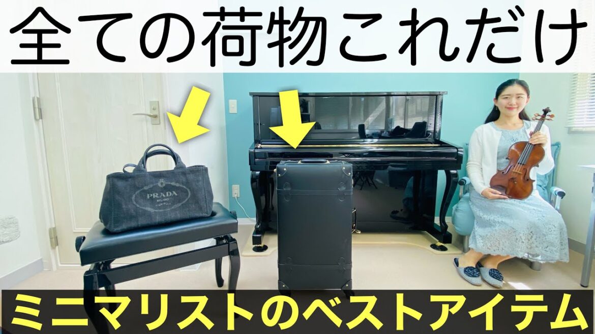 ミニマリストの持ち物全て紹介します。キャリーケース1つのモノで暮らす。