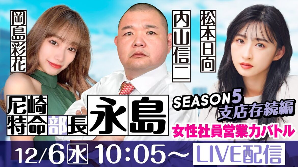 尼崎特命部長 永島 SEASON5 支店存続編 第19話【第72回センタープール杯争奪ニッカングローリー競走/2日目】内山信二&岡島彩花&松本日向