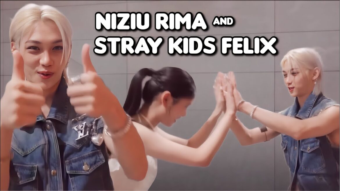 NiziU RIMA & Stray Kids FELIX “HEARTRIS” Behind The Scenes of Dance Challenge | Review