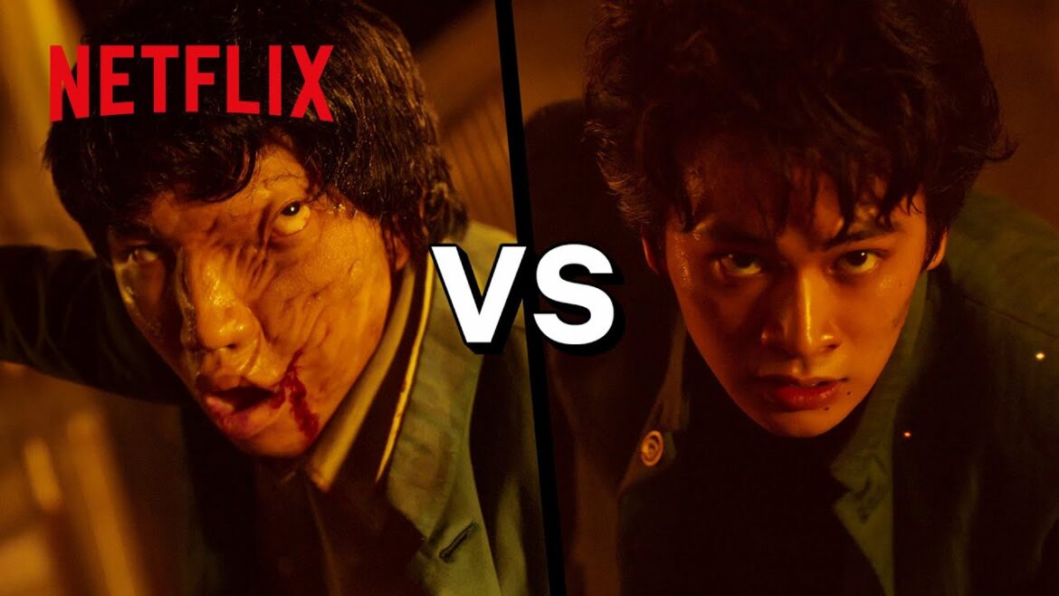 アクションシーン – 幽助 vs 桐野(with 魔回虫)| 幽☆遊☆白書 | Netflix Japan