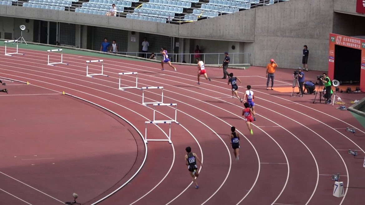 Men’s 400mH final Ryo KAJIKI 48.92(NGR) 2019All Japan Corp. Teams Championships