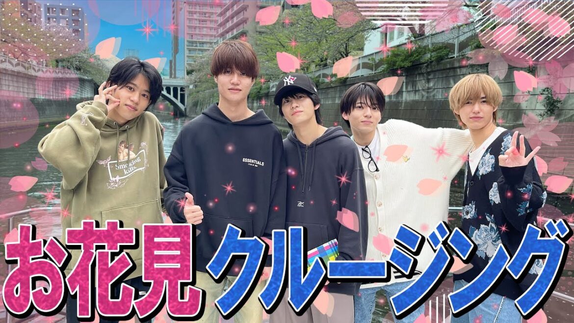 Lil かんさい【目黒川お花見クルーズ】念願の5人でお花見🌸