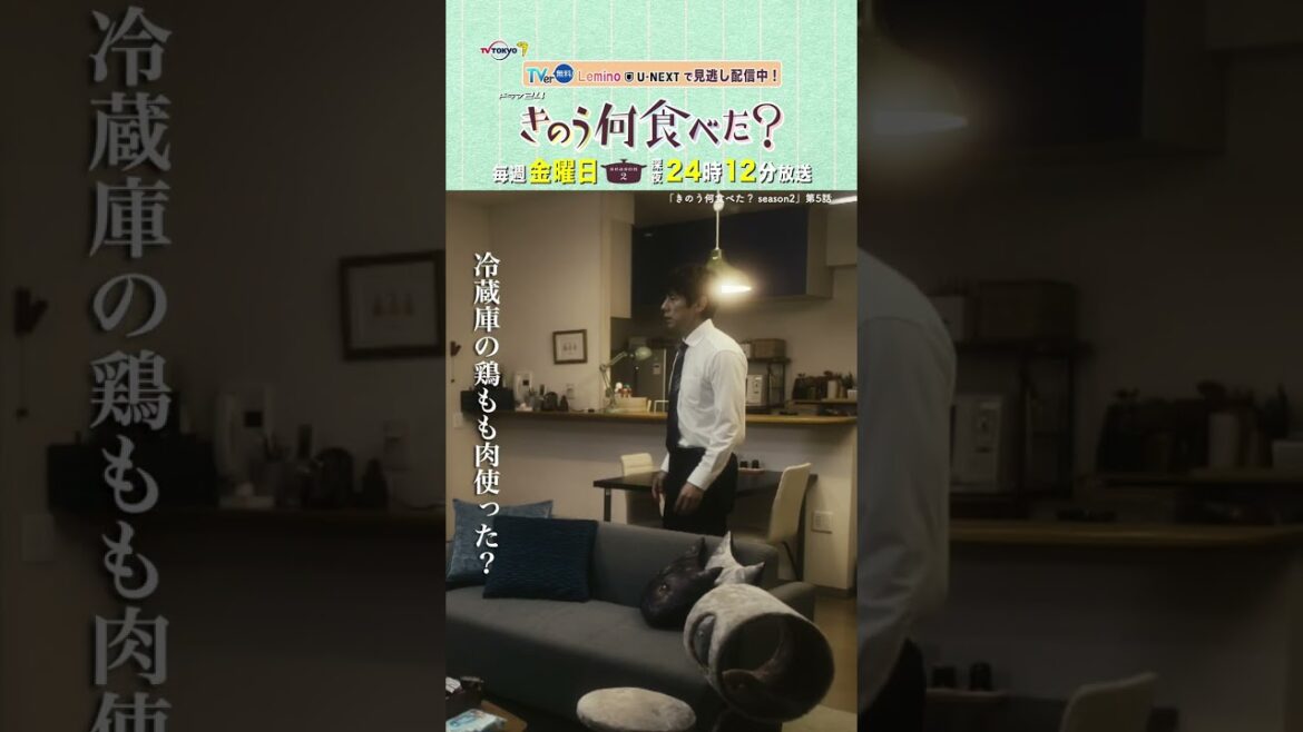 【#きのう何食べた ?season2】「俺、今幸せなんだ」テレビ東京系 毎週金曜深夜24時12分から放送&TVerで配信中! #西島秀俊 #内野聖陽 #及川光博 #shorts