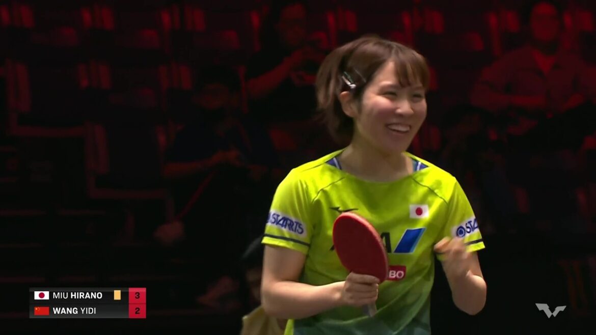 【プレイバック】平野美宇 vs 王芸迪|WTTシンガポールスマッシュ2023 女子シングルス2回戦