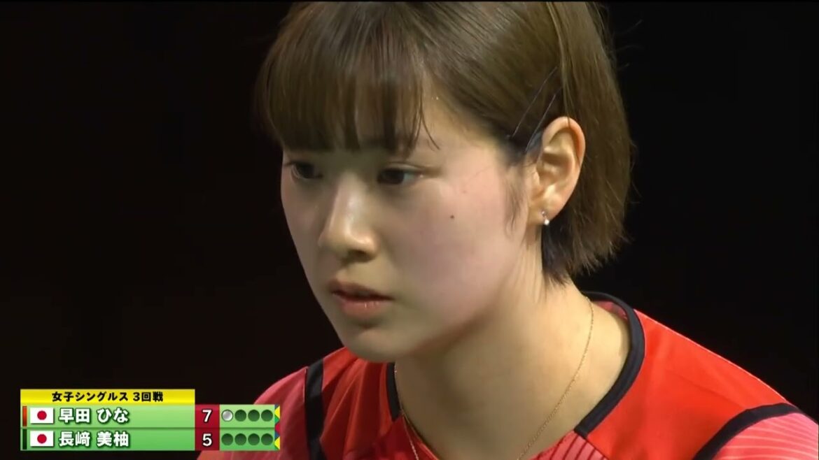 【プレイバック】3回戦 早田ひな vs 長﨑美柚|世界卓球2023南アフリカ 女子シングルス